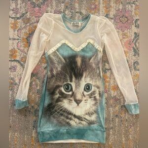 im your present cat mini dress so cute